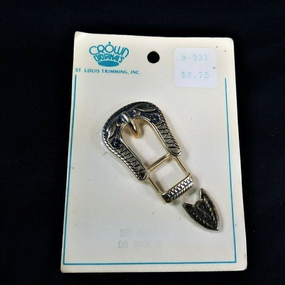 Vintage Belt Buckle with Tip
